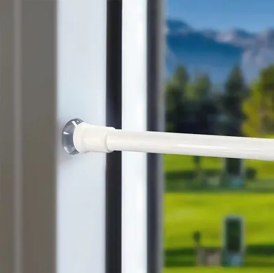 Produktbild von Famanu Ausziehbare Gardinenstange - 70-120 cm, Leicht und Multifunktional