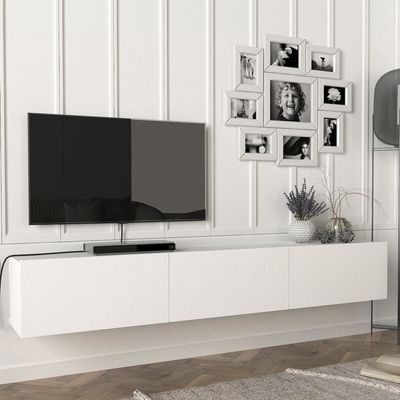 TV skrinka 'Vihti' 180x31x29,5cm Biela