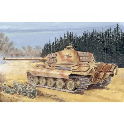 Obrázok produktu pre Modelová stavebnice, 1:72 Sd.Kfz.182 KingtigerHenschelTurret