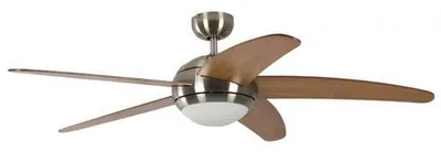 Obrázok produktu pre Stropný ventilátor Melton nikel / javor 132 cm s osvetlením a diaľkovým ovládaním