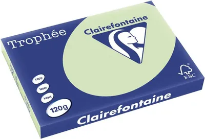 Produktbild von Clairefontaine Trophée Grün 120g/m² DIN-A3 - 250 Blatt