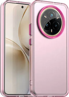 Produktbild von Handyhülle für Realme 14 Pro+ 5G Schlank Durchscheinend Matt Stoßfest Schutzhülle Rot