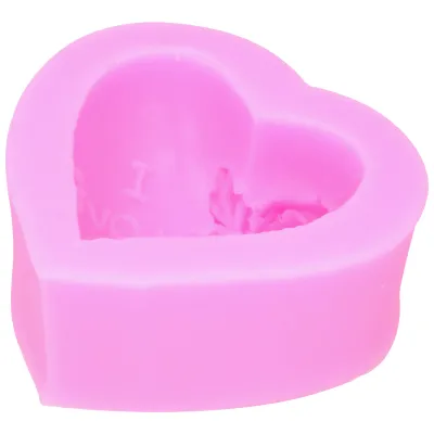 Produktbild von DIY-Silikonform,Silikonform,Silikonform in Herzform,Silikonform für Rosenblüten,DIY-Formwerkzeuge,DIY-Zubehör