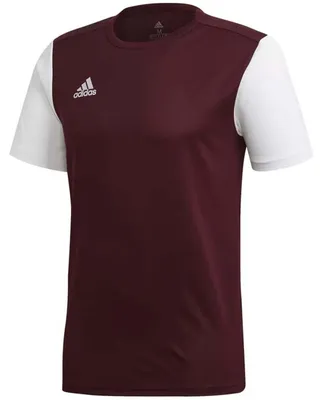 Image de T-shirt Adidas Estro 19 "Maroon / White" pour Homme