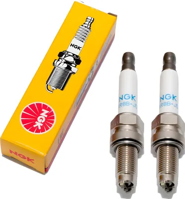 Produktbild von Zündkerzen Set NGK 2x MAR8B-JDS Zündkerze entstört, 19,0mm Langgewinde Ø 10,0mm Hex 14,0mm, 2-Massen-Elektrode Elektrodenabstand 0,75mm, Wärmewert 8, feste SAE-Anschlussmutter, 8765