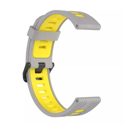 Obrázek produktu pro Curea pentru Samsung Galaxy Watch 4/5/Active 2, Huawei Watch GT 3 (42mm)/GT 3 Pro (43mm) - Techsuit Watchband 20mm (W002) - Gray