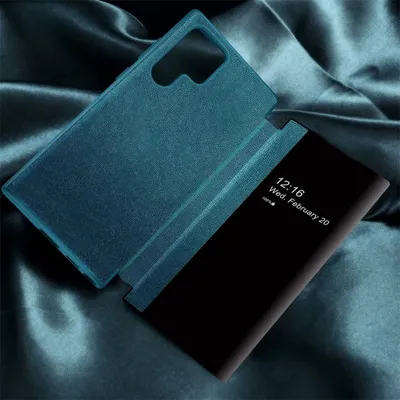 Produktbild von Für Samsung Galaxy S25 Ultra 5G View Spiegel Handy Smart Cover Wake UP Funktion Case Lila