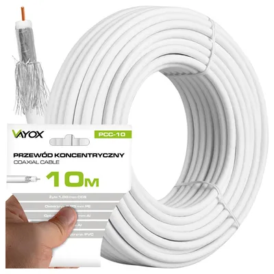 Immagine prodotto di Cavo coassiale per antenna TV RG6U 10 m