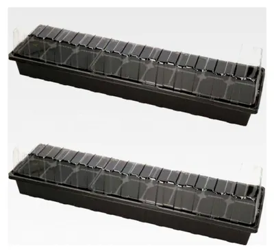 Produktbild von 2X Saatgewächshaus Multipack - Fensterbank - Gemüsegarten - Anzuchtkasten
