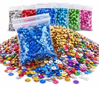 Productafbeelding van 12.000 Stuks Pailletten voor DIY Kleding en Sieraden