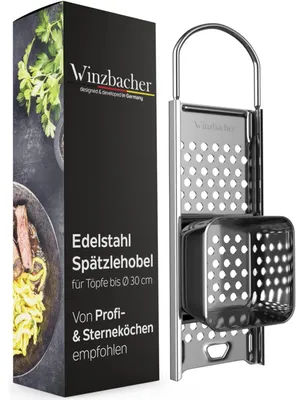 Produktbild von Spätzlepresse Spätzlereibe Nudelsieb - Edelstahl - 33 cm - Spülmaschinenfest