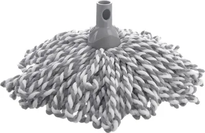 Zdjęcie produktu dla Orion | Nakładka wymienna do mopa - szara - 30 cm długości - mikrofibra - czyszczenie podłóg - CLEAN SYSTEM