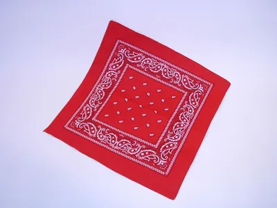 Produktbild von Bandana bedruckt, ca. 55x55 cm, rot