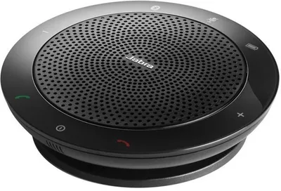 Produktbild von Jabra Speak 510, Universal, Schwarz, Bluetooth, Stummschalten, Berührung, MacOS, Skype