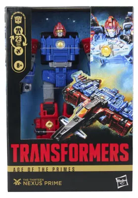 Zdjęcie produktu dla Transformers Nexus Prime (jeden z Trzynastu) klasy Voyager z kolekcji Age of the Primes, 8 lat(a)