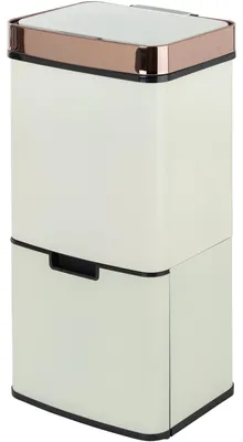 Obrázek produktu pro Klarstein Royal Trash Rose Gold, odpadkový koš se senzorem, 72 l, ušlechtilá ocel, růžovozlatá