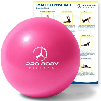 Immagine prodotto di Palla per pilates 23 cm - Anti-burst - Rosa - Palla per core stability