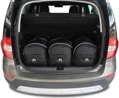 Zdjęcie produktu dla Torby do bagażnika SKODA YETI 2009-2017 3szt KJUST