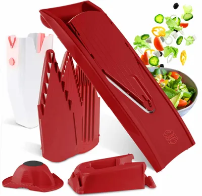 Image de Börner Coupe-légumes V1 ClassicLine Profi Set - Rouge