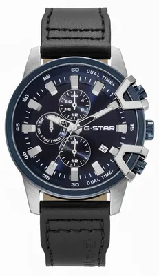 Productafbeelding van G-Star Horloge Bend3D Black Silver