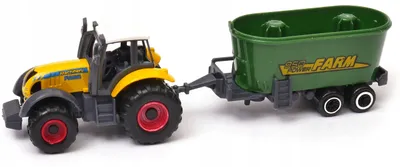 Produktbild von Dromader Traktor mit Anhänger Spielzeug Bauernhof