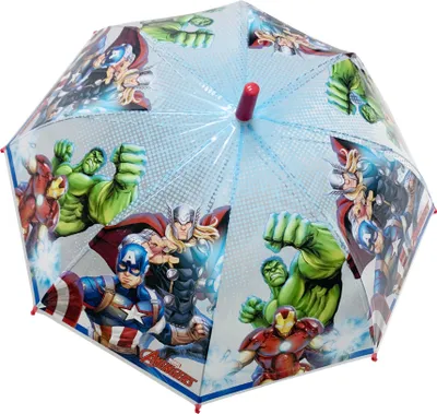 Produktbild von Marvel Avengers Kinder Regenschirm 65 cm PVC Bezug Metallgestell ab 3 Jahren