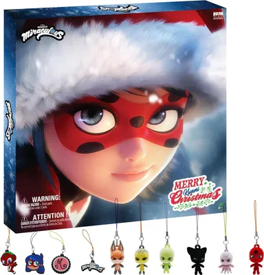 Produktbild von Miraculous Ladybug Kwami Adventskalender Miniatur-beflockten Kwamis