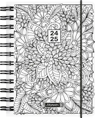 Produktbild von BRUNNEN Schülerkalender 2024/2025 "ZENart", 1 Seite = 1 Tag, A6, 352 Seiten