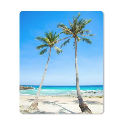 Produktbild von MuchoWow® Mauspad Mousepad Palme - Sommer - Tropisch 19x23 cm - Mousepads - Maus Mat - Pad - Mausunterlage - Mauspads - Spielen