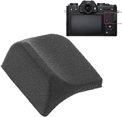 Productafbeelding van Vervangingspad voor Fuji-camera - Zwart - Duurzaam rubberen pad - Lichtgewicht, 2 gram - Vervangingspad voor camera