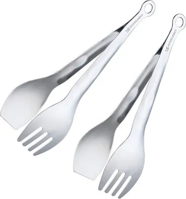Obrázek produktu pro Servírovací kleště z nerezové oceli, 23 cm, na vaření, grilování, bufet, balení po 2 kusech, stříbrné