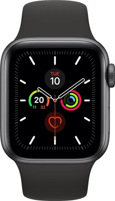 Obrázek produktu pro Apple Watch Series 5, OLED, Dotyková obrazovka, 32 GB, Wi-Fi, GPS, 30,1 g