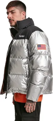 Produktbild von Mister Tee - NASA Puffer Winterjacke silber - S