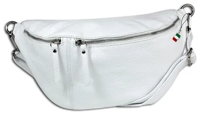 Produktbild von Florence Leder Tasche Gürteltasche weiß OTF820W