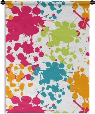 Produktbild von MuchoWow® Wandteppich Wandbehang Muster - Farbe - Regenbogen 90x120 cm Tapisserie Dekoration Wandtuch - Wanddeko