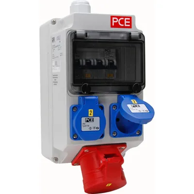 Produktbild von CEE Verteiler mit MCB/ CEE + 2 SK