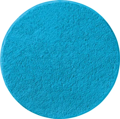 Produktbild von Erwin Müller Badematte Rhodos" türkis rund:  90 cm Ø"