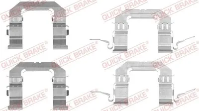 Produktbild von QUICK BRAKE 109-1722 Zubehörsatz Scheibenbremsbelag Vorne für NISSAN Qashqai / Qashqai +2 I (J10, NJ10) für RENAULT KOLEOS (HY)
