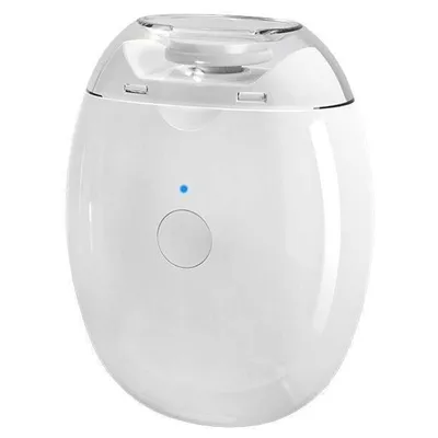 Produktbild von Elektrischer Nagelschneider,für Kinder & Erwachsene, Tragbar,3-Stufen-Geschwindigkeit,360° Rotation, LED-Licht, Typ-C, Weiß