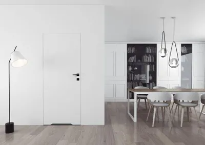 Zdjęcie produktu dla Drzwi Sara Eco 2 odwrotna przylga ukryte prawe WC 80 cm plaster miodu, DRE 400010026