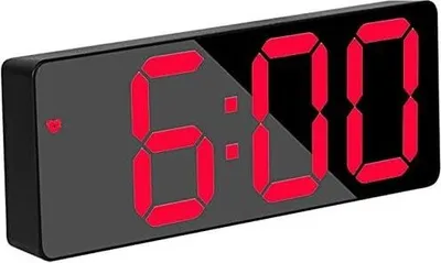 Produktbild von LED Digitaler Wecker, Wecker Modern TischuhrRot