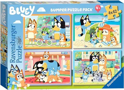 Immagine prodotto di Puzzle Ravensburger Bluey 4 x 42 pezzi