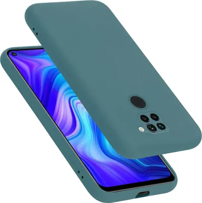Produktbild von Cadorabo Hülle für Xiaomi RedMi NOTE 9 Hülle Silikon Handyhülle Case aus flüssigem Silikon, Kratzfeste und stoßfeste Schutzhülle für Xiaomi RedMi NOTE 9