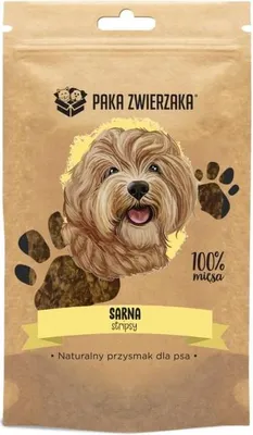 Immagine prodotto di PET PAKA - Strisce - Cervo 100% - 70g