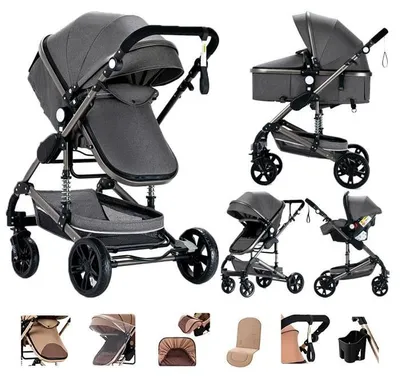 Productafbeelding van MAGIC ZC 3-in-1 kinderwagen met autostoel en reiswieg