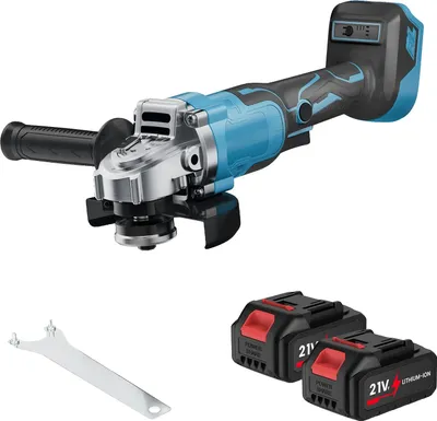Immagine prodotto di Smerigliatrice angolare, motore brushless, applicazioni versatili, 2 batterie