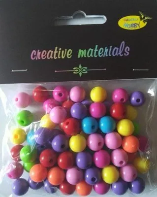 Immagine prodotto di Perline rotonde colorate 10 mm circa 40 g