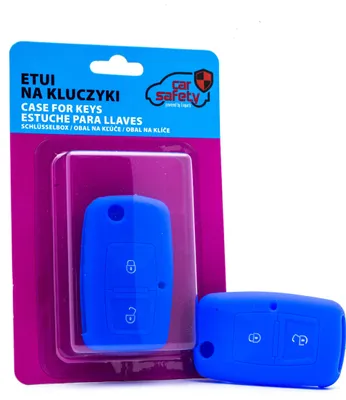 Obrázek produktu pro Silikonový kryt klíče BLUE pro Seat Škoda VW