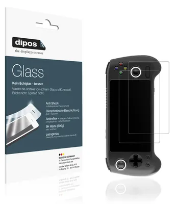 Produktbild von 2x Schutzfolie für Anbernic RG556 matt - Anti-Shock 9H Folie dipos Glass Kunststoffglas