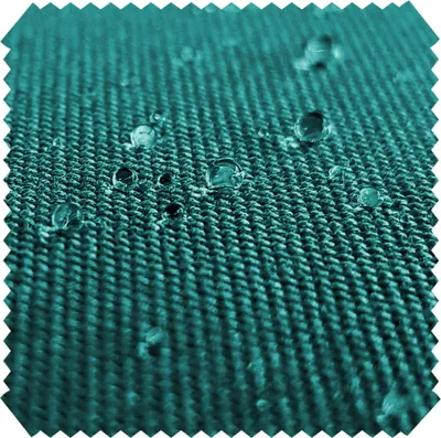 Produktbild von novely® ARAGON Wasserabweisend - Premium Acryl Outdoor-Stoff Polsterstoff in Baumwoll-Optik für Gartenmöbel Meterware 1lfm - Farbe: 38 Petrol